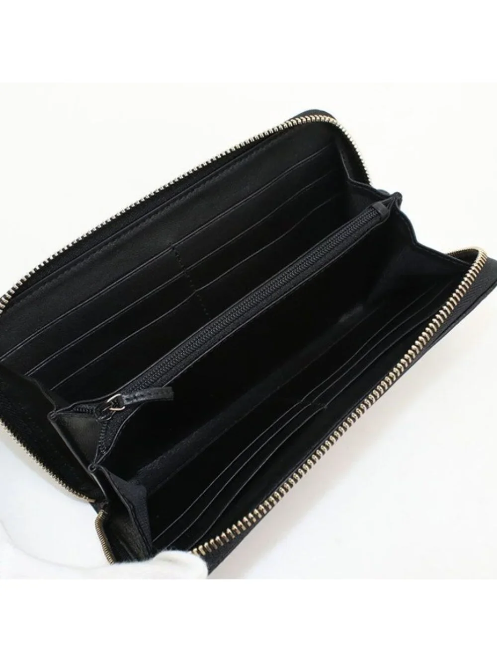 Gucci Micro Guccissima Wallet Zip Around Leather